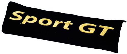 Unitec 84786 Gurtpolster Velour Sport GT, schwarz
