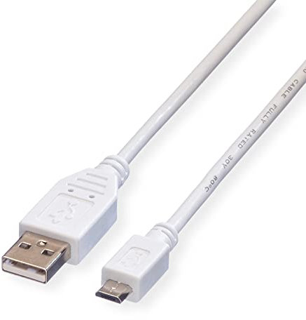 Value Cable USB 2.0, USB A ST - Micro USB B ST, 0,8m
