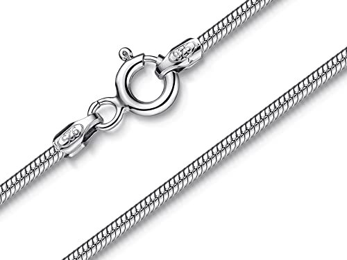 Silberketten Store Schlangenkette Silber 1,6mm - 925 Silber, Länge wählbar 38-120cm