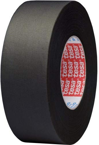 tesa 4549 Gaffa Tape Duct Tape (offenes Gewebe) 60mm schwarz 50m