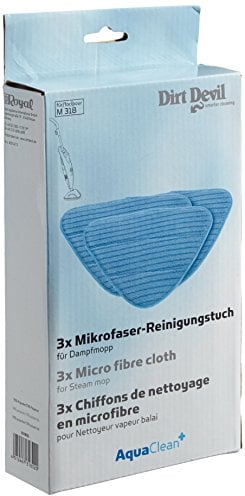 Dirt Devil 318022 M318 3-teilig Mikrofasertuch Set für Dampfreiniger