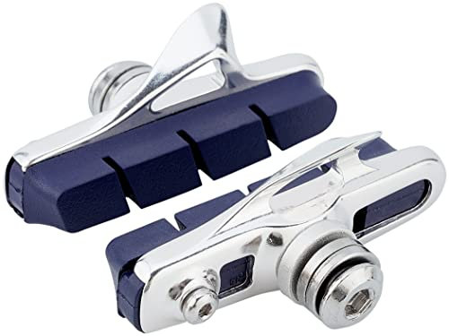 Magura RT für blanke Aluminiumfelge inkl. Unterleg-Scheibe Bremsbeläge, Silber-Blau, One Size