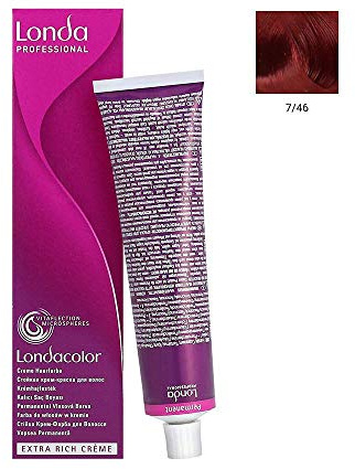 Londa Londacolor Creme Haarfarbe 7/ 46 mittelblond-kupfer-violett