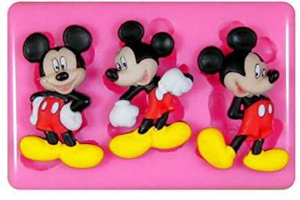 Mickey Mouse Molde de silicona para la torta de Decoración Pastel de Cupcake Toppers Glaseado Sugarcraft Tool por Fairie Blessings