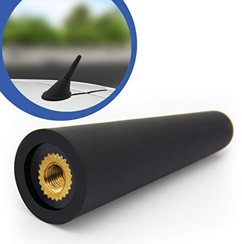 5cm Kurz Stab Dach Antenne Auto Radio M4 M5 M6 Gewinde Adapter Stereo AM FM KFZ PKW