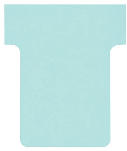 Nobo Kartentafel Zubehör T-Karten, Größe 1.5, 100 Stück, blau