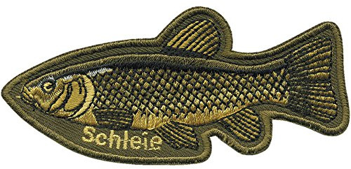 Aufnäher Patches Applikation - Fisch Schleie - 04672 Gr. ca. 10 x 5 cm