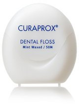 CURAPROX DF 834 Zahnseide waxed mint Spender 50 Meter