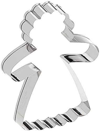 Städter Ausstechform Lebkuchenfrau, Edelstahl, Silber, 12.5 x 12.5 x 3 cm