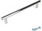 M4TEC Bar Kitchen Cabinet Door Handles Chrome Bedroom Furniture Pull Handles for Cupboards, Kitchen Cabinets, and Wardrobe Doors Handles. F5 Series: 128 mm