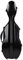 Geigenkoffer Glasfaser Ultra light 4/4 schwarz M-Case