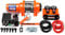 WINCHMAX 3,000lb (1,361kg) Original Orange 12v Electric Winch. 15.5m x 5mm Dyneema Synthetic Rope. 1/4 Inch Hook.