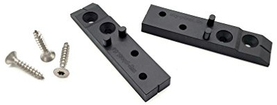 My Plast Terrassen-Abstandhalter – unsichtbarer 4 mm Distanzhalter inkl. V2A Schrauben für ALU und Holz UK, 4 mm, 500 Stück, 10 VPE HOLZ