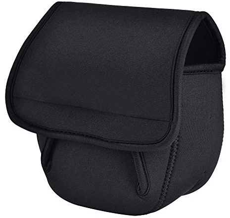 Zerone Angelrollen-Abdeckung, strapazierfähige Spinnrolle, Schutzhülle, Tasche, Angelrolle, Schutzhülle, Angelzubehör (S)