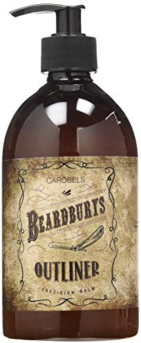 Beardburys Outliner | Transparentes Rasiergel für Bart und Schnurrbart. Rasiercreme mit Aloe Vera und Vitamin C ideal zum Konturieren. Sanfte und erfrischende Rasierseife mit Menthol-Duft. 500 ml