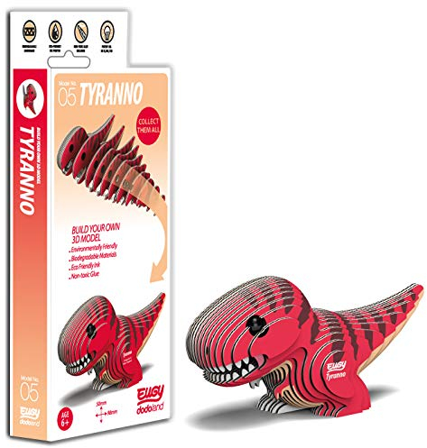 EUGY 3D T Rex Tyranno Dinosaurier-Modell, Bastelset