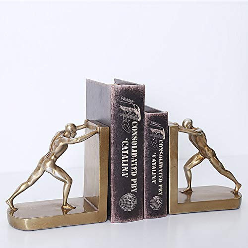 Serre-Livres Creative Study Décorations Ornements Sports People Serre-Livres Livres s'appuient sur des Livres