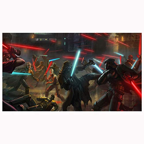 Large Gaming Mouse Pad Extended Mouse Mat Star Wars Keyboard Mat Oversize Mousepad for Computer PC Desk Home Office (Color : N, Size : 600x300x3mm)