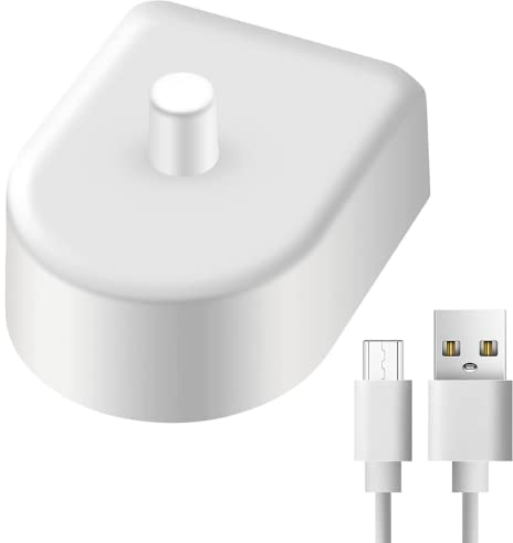 AMATHINGS Ersatz Elektrische Zahnbürste USB-Ladegerät Kompatibel/Ersatz für Braun Oral-B Elektrische Zahnbürste, Induktive Ladebasis Reise-Ladestation