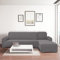 Polyester 3+2 Sitz Ecke Sofa Abdeckung L Form Slipcover, Sofabezug L Form gesteppter Sofabezug Sofaschutz ecksofa wasserdichte sofahusse ecksofa Chaiselongue, 3-Seat 190-230cm, 2-Seat 145-185cm