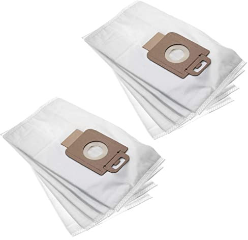 vhbw 10x Staubsaugerbeutel kompatibel mit Nilfisk Power P Special Staubsauger - Mikrovlies, Weiß