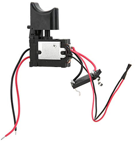 Drill Speed Control, Cordless Drill Switch 7.2 V-24 V Battery Cordless Trigger Switch with Small Light for Electric Hand Drill or Other Power Tools