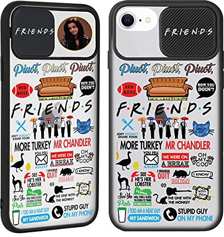 Joyleop Friends Case for iPhone SE 2022/2020/6/6S/7/8 4.7,Trendy Cover Unique Design Fun Funny Cool Designer Fashion Stylish Pretty Cases for Girls Boys Men Women for iPhone SE 2022/2020/6/6S/7/8
