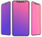 Erha Genius Privacy Screen Protector for iPhone 16e / 14/13/ 13 Pro, Electroplated Colorful Anti-Spy Tempered Glass Film (6.1 inch)