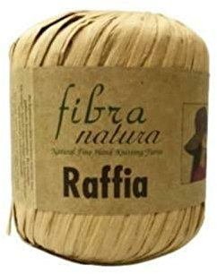 Tricot fin Himalaya Fibra Natura Raffia - 100 % cellulose - Fil naturel - Crochet - 40 g - 116-14 - Bronze