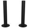 UK Radiators Black Radiator Pipe Sleeve - Matte Black Finish - 130mm Brass Pipe Sleeves - Perfect Addition to Any Interior Design