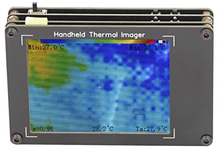 Wärmebildkamera LCD-Digitalanzeige Körpertemperaturdetektor Handwärmebildkamera Handtemperaturprüfwerkzeuge Elektronisches Reparaturgerät