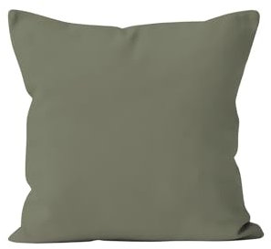 Soleil d'ocre Federa per Cuscino, Poliestere, Verde (Kaki), 60 x 60 cm