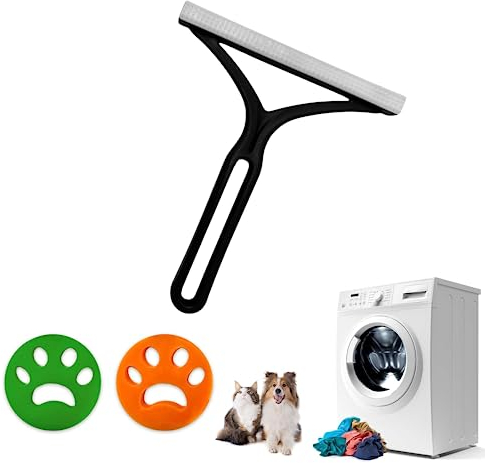 BELLEM Fusselentferner I Fusselrasierer I Tierhaarentferner I Teppichschaber, Fusselbürste, Reinigungsbürste, Tierhaarbürste, Haarentferner, Fusselrolle, Hundehaare, Katzenhaare, 3er Set (Dunkelblau)