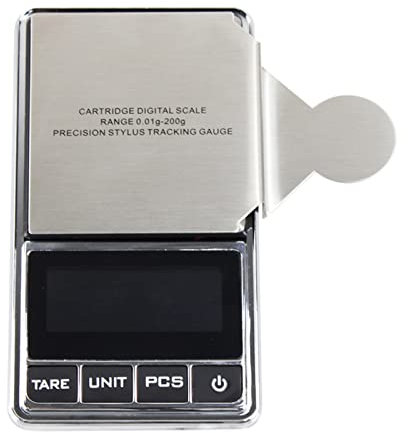 Stylus Force Scale Tracking Gauge Digital High Precise Vertical Tracking Guage Backlit Display Stylus Tracking Gauge VTF Scale HiFi Vertical Tracking Force Gauge