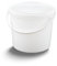 3 x 5L Plastic Bucket Pail + Handle & Lid - Heavy Duty ¦ Food Grade BPA Free ¦ Multi-use Fermentation Feed Dry Food Liquid Chemicals Hydroponics Storage Container