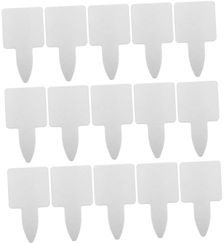 POPETPOP Pflanzenetiketten Edelstahl 50 Stück Pflanzenschilder Für Garten Blumenbeet Wetterfest Robust Und Kompakt Zum Beschriften Und Pflanzenkennzeichnung