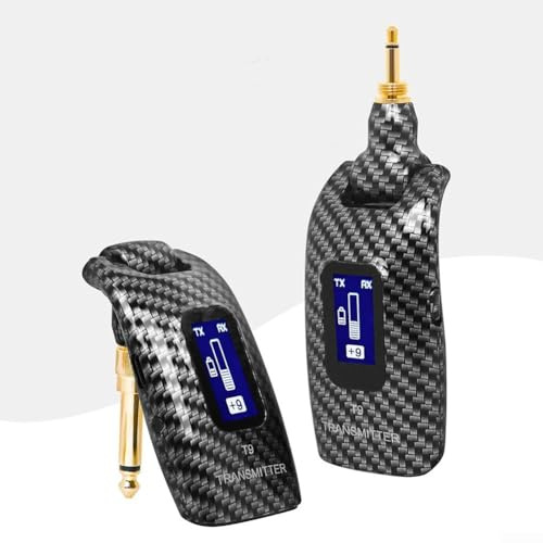 SPORTARC 5.8G Wireless Guitar Transmitter Receiver, für T9 Wireless Guitar Audio Set, Wireless Audio Transmission Set for Electric Guitar