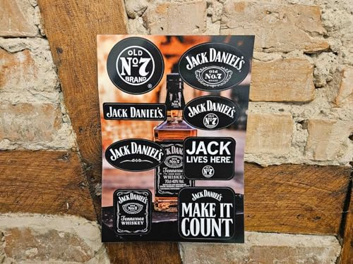 JACK DANIEL'S Sticker 8er-Set