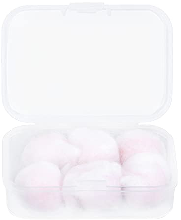 6 Stück Wachs-Ohrstöpsel zum Schlafen, Geräuschunterdrückung, wiederverwendbare Wachs-Ohrstöpsel, Watte-Ohrstöpsel zum Schwimmen, Wachs-Baumwoll-Ohrstöpsel zum Schwimmen