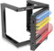 Sokqovt Rack de serveur mural 9U avec ouverture oscillante, support réseau mural pour équipement de 48,3 cm, racks d'ordinateur et armoires pour un accès facile, rack réseau domestique robuste pour
