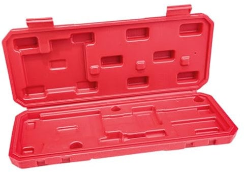 Messschieberbox aus Kunststoff Rot 0-150mm für Transport und Schutz