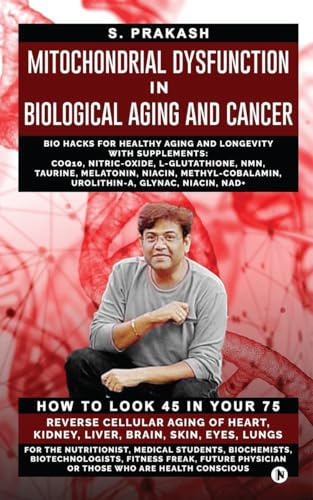 Mitochondrial Dysfunction in Biological Aging and Cancer: Bio Hacks for Healthy Ageing and Longevity with Supplement: COQ10, Nitric-Oxide, ... Cobalamin, Urolithin-A, Glynac, Niacin, Nad+