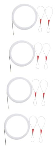 Angoily 4pcs Cable Pullers for Electrical Cables Wire Electrician Puller Tape Fastener Tool Wire Threader