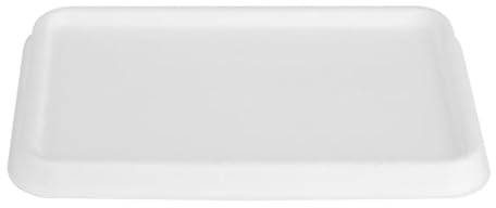 Fiesta Compostable Bagasse Lid For Bagasse Container Base (Pack 100) | Provides a tight seal to prevent leaks on takeaway deliveries, helping professional catering setups reduce plastic waste.