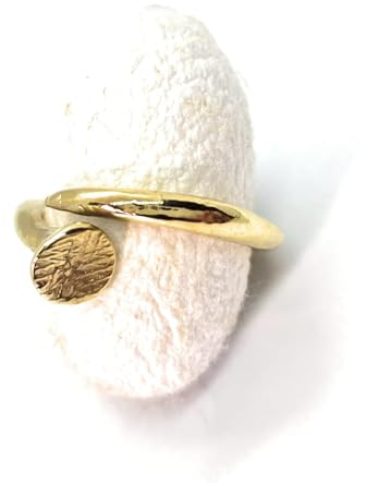 Anello unisex Chiodo in bronzo rosa. Pezzo unico. Realizzato con la tecnica della cera persa