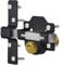 Long Throw Gate Lock, 70mm, Mortise Lock for Wooden Door, Double Locking, Suitable for Sheds & Garden Door, 5 Keys