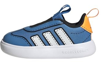 adidas Unisex Baby BUBBLECOMFY Shoes Infants, Lucid Ray Blue/FTWR White/Lucid Tangerine, 5.5 UK Child