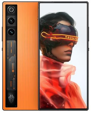 REDMAGIC 10 Air 120Hz Cellulare Gaming, Smartphone Android 5G, 16GB RAM+512GB ROM, Snapdragon 8 Gen 3, 6.8 AMOLED Schermo, FHD+ Telefono Gaming, 50MP Fotocamera, 80W Caricatore, Dual-Sim Arancione