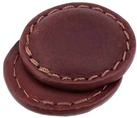 Gusti Leder Magnetisches Marcelas - Stressabbauaccessoire Lederfidget Konzentrationshilfe bei ADHS Fidget Leise Braun Leder