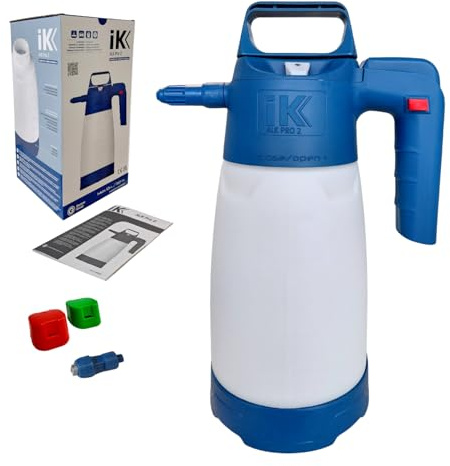 IK ALK Pro 2 - Professional Sprayer Resistant to Alkalines, Alcohols & Ketones - Safety & Precision - Adjustable Nozzle - Ideal for Cleaning & Disinfection - 1.5 L - Made in Spain